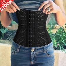 Women Slimming Underbust Cinchers Waist Body Shaper Fitness Shapewear Corset US