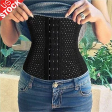 Women Slimming Underbust Cinchers Waist Body Shaper Fitness Shapewear Corset US