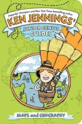 Maps and Geography (Ken Jennings' Junior Genius Guides) - Paperback - VERY GOOD
