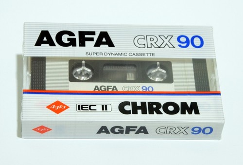 AGFA CRX 90 GERMANY BLANK CASSETTE TAPE SEALED 1982