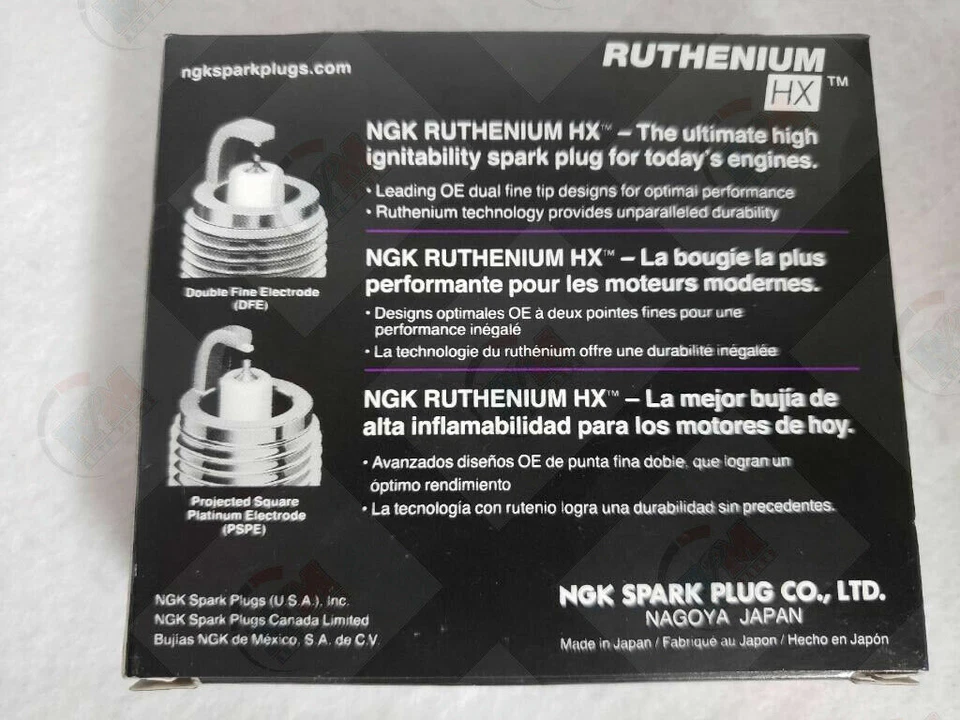 Juego de 4 bujías NGK RUTHENIUM HX LTR6BHX 90495 para Ford Turbo EcoBoost Foto 2 de 2