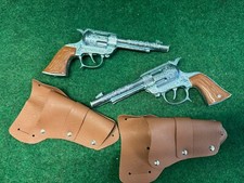 Maverick Cap Toy Pistol Diecast Metal Plastic Handle EUC