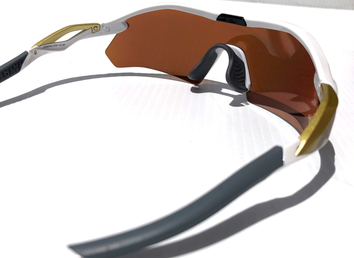 NEW Oakley RADAR PLATE Shiny White PRIZM POLARIZED 24k Gold
