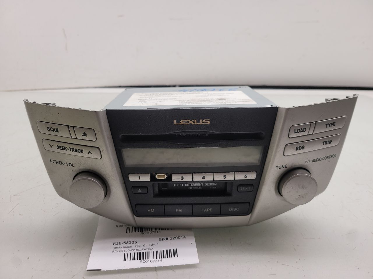 20042006 Lexus RX330 Audio Radio Sound System Receiver 8612048180 eBay