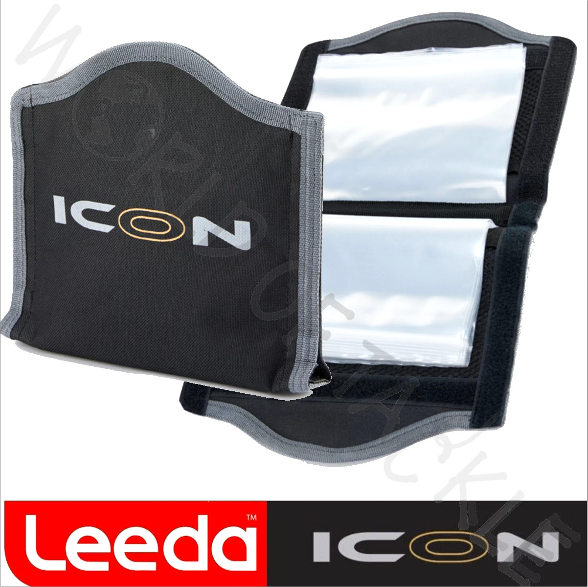 Leeda ICON Rig Wallet Medium for Sea Fishing Rigs Feathers Trace Case Pouch