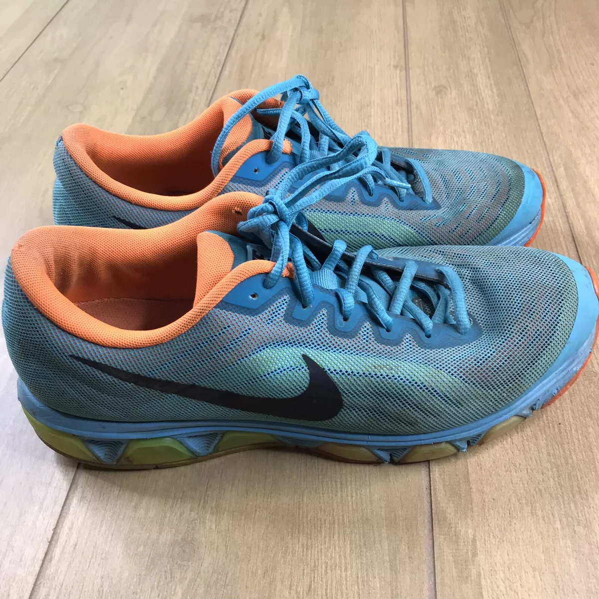 Nike Max Tailwind 6 - 2013 - Size Blue Orange Volt RARE eBay