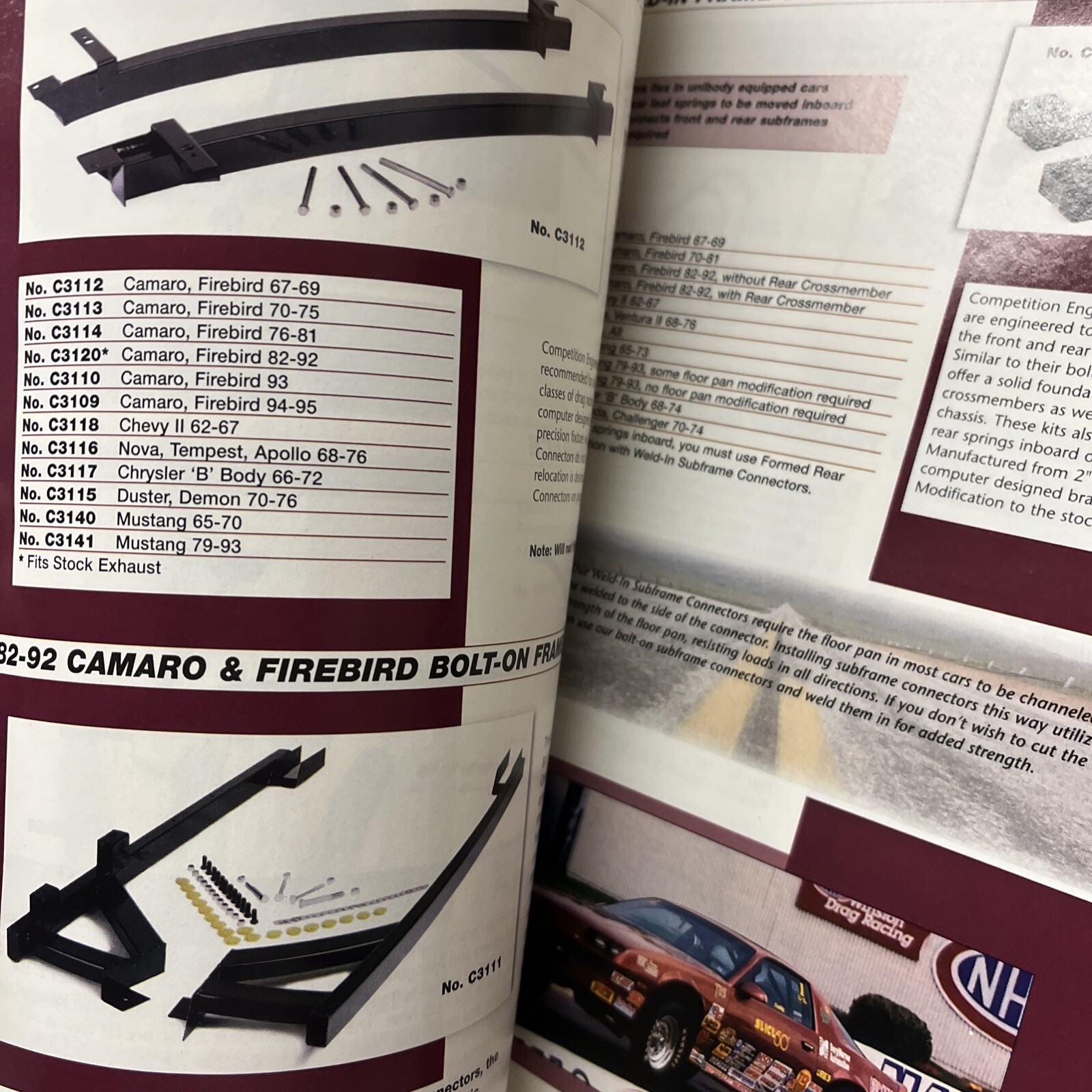 Original VINTAGE 1999 Competition Engineering Catalog 25th Racing Parts