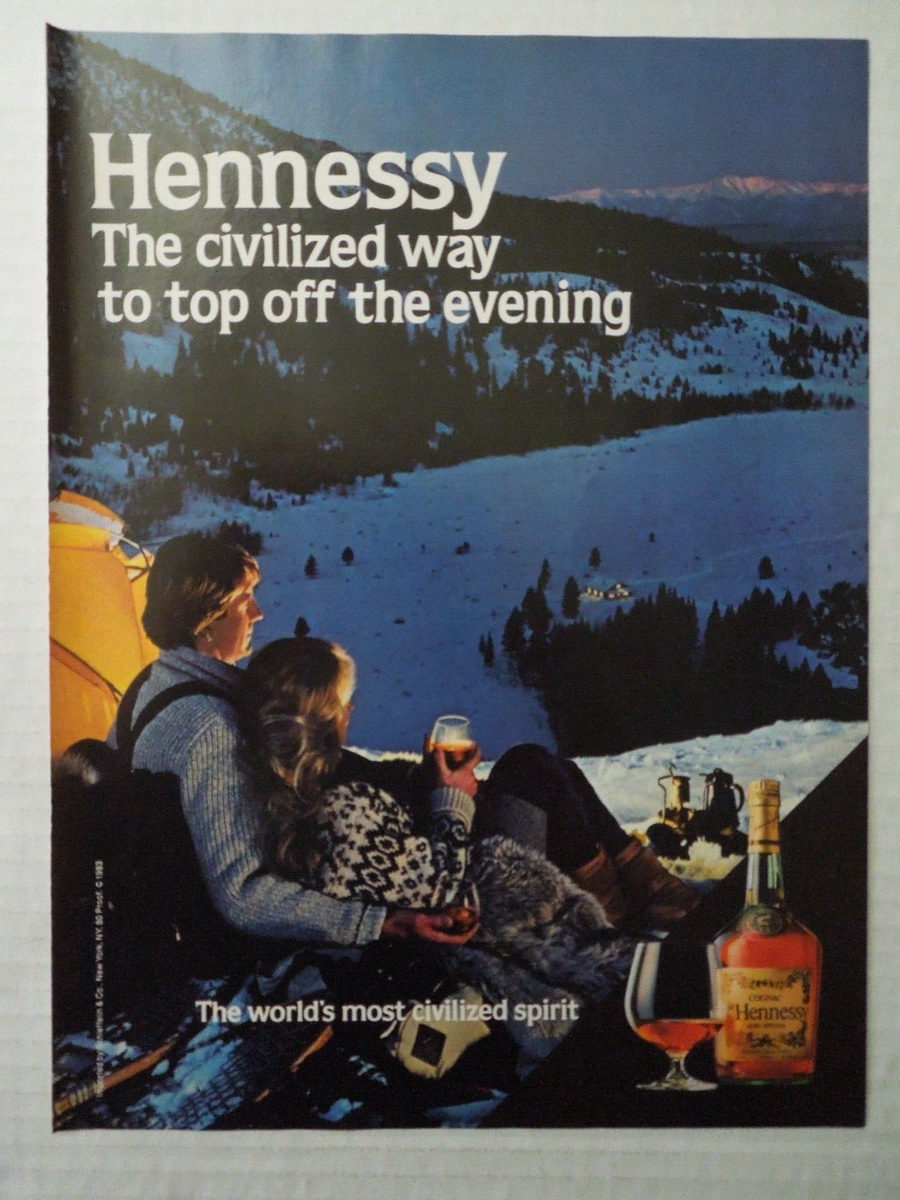 1983 HENNESSY COGNAC Magazine Ad - The World's Most Civilized