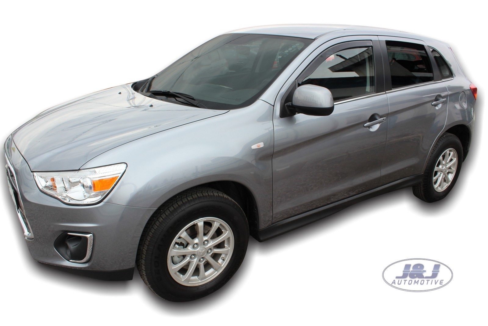 Déflecteurs de vent HEKO anti-bruit et anti-pluie pour vitres avant de Mitsubishi ASX 2010