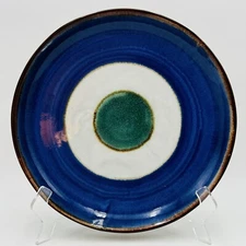 Martz Marshall Studios Gordon & Jane Martz Dish Platter Blue Green Tray MCM Vtg
