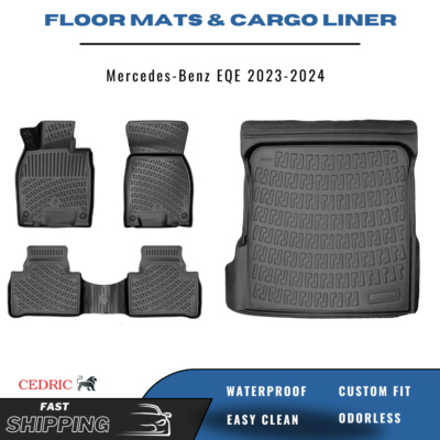 Toughpro Cargo Mat Black for Mercedes-benz EQE350 EQE350+ EQE500 SUV All Weather 2023-2025