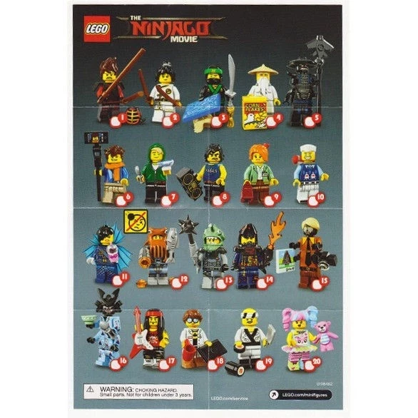 LEGO 71019 Minifiguras Ninjago La Serie de Películas - Juego Completo de 20 Precintados Foto 2 de 3