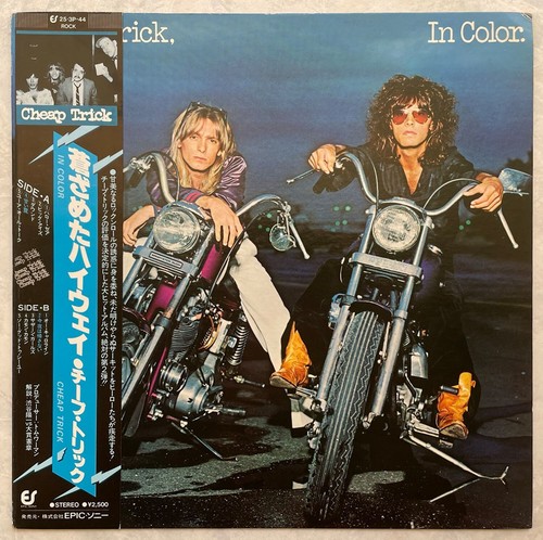 CHEAP TRICK 'In Color' 1978 Japanese reissue vinyl LP w/OBI & insert
