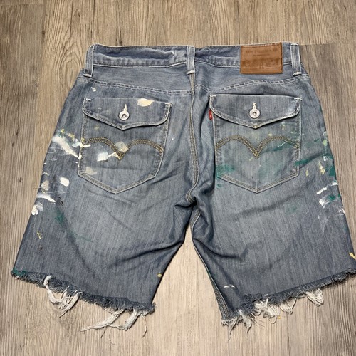 34 DIY Jean Painted Cut Off Shorts 