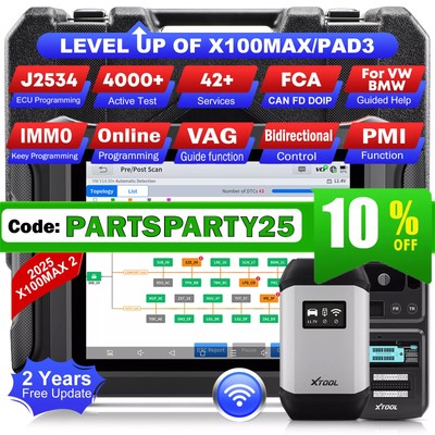 XTOOL X100 MAX2 KFZ OBD2 Diagnosegerät Profi Scanner ALLE SYSTEM ECU Programming