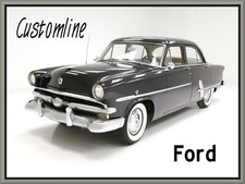 1953 Ford Customline Sedan Black Toolbox - Refrigerator Magnet 42 Mil 1953 Ford Customline Sedan Black Toolbox - Refrigerator Magnet 42 Mil