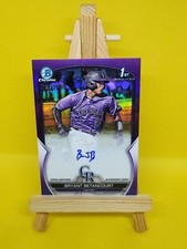 2023 Bowman Chrome 1st Purple Refractor Auto Bryant Betancourt #199/250 Rockies