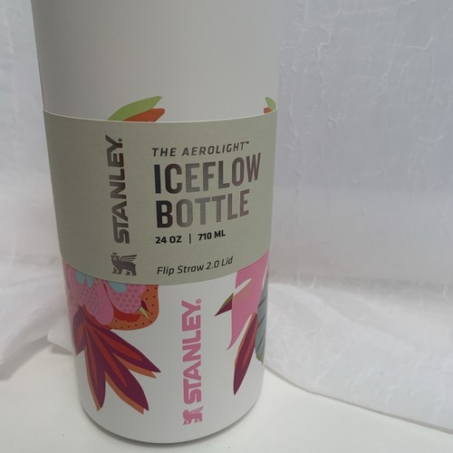 Stanley Mother's Day Ice Flow Bottle 24 Oz Flip Straw Frost Tropic, New Other - Picture 2 of 5