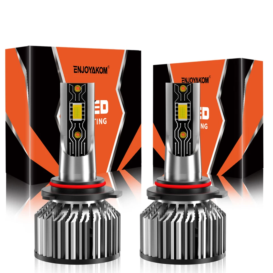 Kit combinado de bombillas LED de haz alto 6500K para Acura NSX 1991-2005 2x 9005 Foto 2 de 4