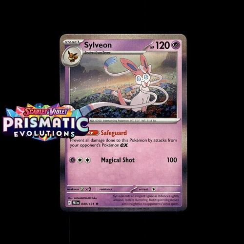 Pokemon Prismatic Evolutions: Choose Your Card! Reverse Holo/Holo EX Full Art NM - Picture 48 of 173