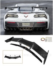 For 14-19 Corvette C7 Z06 Zr1 Style Carbon Fiber Rear Trunk Lid Wing Spoiler For 14-19 Corvette C7 Z06 Zr1 Style Carbon Fiber Rear Trunk Lid Wing Spoiler