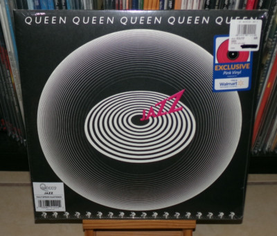 QUEEN JAZZ PINK  LP BICYCLE RACE FAT BOTTOMED GIRLS DON'T STOP ME NOW JEALOUSY