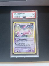 Mew 15/132 Holo PSA 6 - 2007 Pokemon D & P Secret Wonders HEAVY HOLO BLEED on eBay
