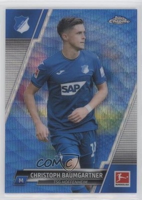 2021 Topps Chrome Bundesliga Blue Wave Refractor /150 Christoph Baumgartner 0c6