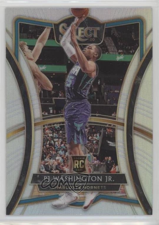 2019-20 Panini Select Premier Level Silver Prizm PJ Washington Jr #127 Rookie RC