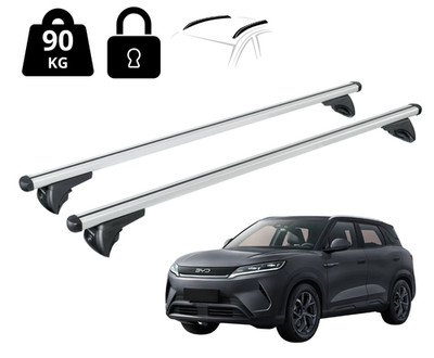Nordrive Dachträger Querträgerr Für BYD Atto 2 2025 Silber 120 cm 90 kg