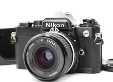 Exc 3 Nikon FE Black 35mm Film Camera Ai-s Nikkor Nikkor 35mm f/2.8 Lens JAPAN