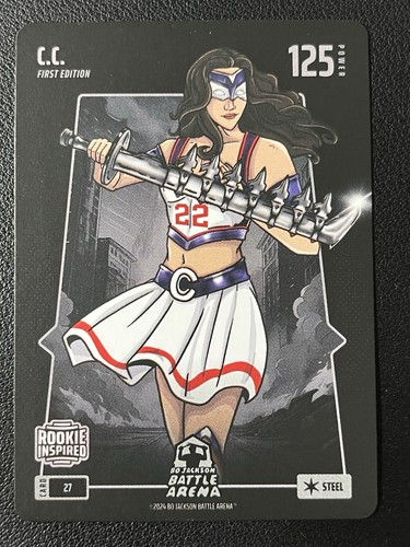 2024 Bo Jackson Battle Arena 1st Edition C.C. Caitlin Clark Rookie Steel