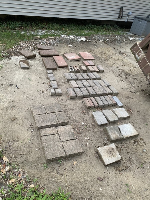 A Variety Of Concrete Pavers And Clay bricks Pavers 59 Total