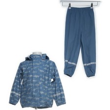 Friend's, Regenkleidung, Größe: 110, Blau/Weiß, Polyester, Unisex (Kinder) #BRY