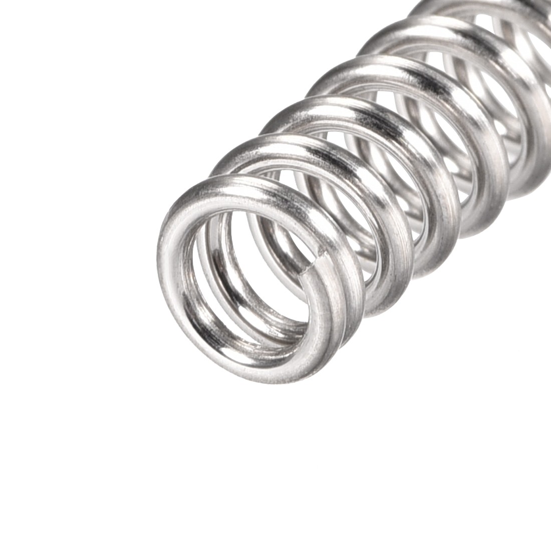 Acier inoxydable Ressorts de compression, 1.5mm x 26mm x 5mm, 1.5mm Fil Diamètre, 26mm OD, 5mm Longueur libre, Paquet de 10