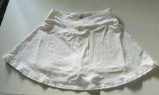 New 90 Degree by Reflex Girl Jersey Skort White size L 12 