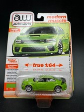 AUTO WORLD 1/64 R3A PREMIUM 2023 DODGE CHARGER R/T SCAT PACK SWINGER X1