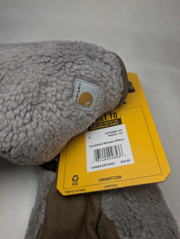 Mitones Sherpa aislados para mujer Carhartt Desert Sand talla L (GF-0683-W) NUEVOS Foto 3 de 3