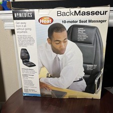 HoMedics BackMasseur 10-Motor Seat Massager with Heat