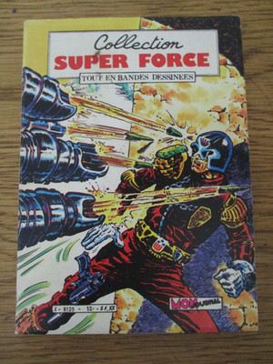 collection super force first appearance  judge dredd 2000ad french reprints 1981