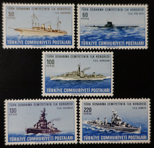 TIMBRES de TURQUIE - BATEAUX N°1769/1773 NEUF ** LUXE MNH