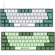 MK21 60% Wired Mechanical Gaming Keyboard Mini RGB LED Backlit Red Brown Switch 9