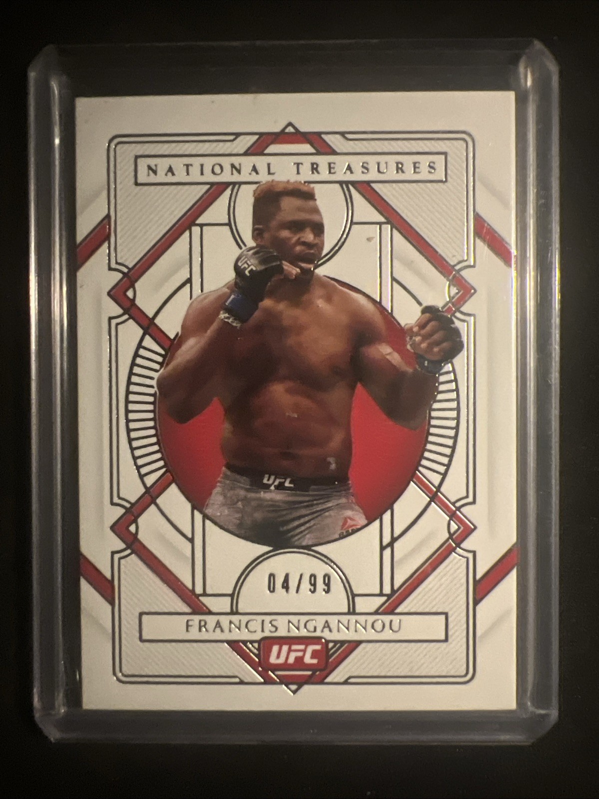 2021 Panini Chronicles UFC National Treasures /99 Francis Ngannou #371