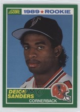 1989 Score 1989 Rookie Deion Sanders #246 HOF 0d08