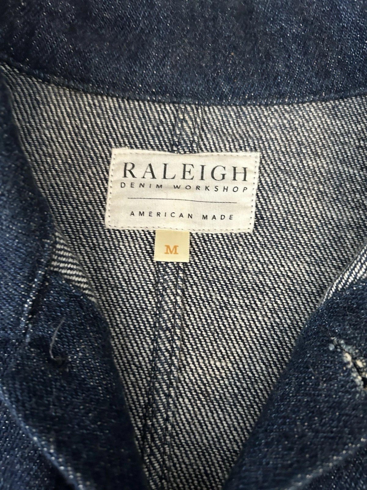 Raleigh Denim Workshop Men’s Jacket Size Medium ￼ image 2