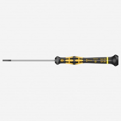 Wera 030104 2.5 x 80mm ESD Safe Slotted Precision Screwdriver