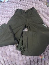 Burton Snowboard Ski Winter Snow Pants Kids Youth Size Small Brown