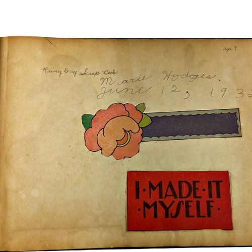 RARE Aunt Green Aunt Brown & Aunt Lavender Book Elsa Beskow w/ Scrapbook 1930's - Picture 6 of 7