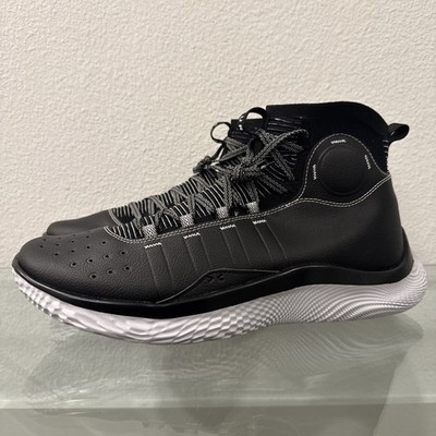 Under Armour Curry 4 Flotro Suit And Tie Black White Basketball Men s Size 14