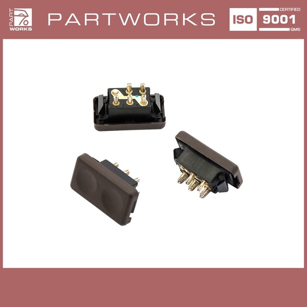 3X Fensterheberschalter FüR Porsche 924 924S 944 Bis -'85 Schalter Braun-image